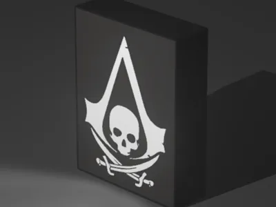Assassins creed blackflag logo lightbox