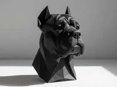 CaneCorso_Head_Bust-Origami