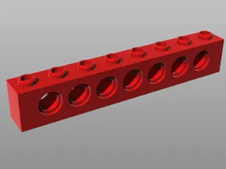 基础件：A-018-A 1x8 科技砖标准件