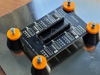 Magnetic board holder for soldering