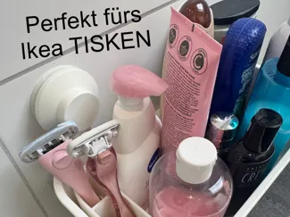Rasierer Ablage fürs Ikea TISKEN 
