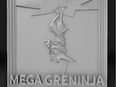Mega Greninja Painting