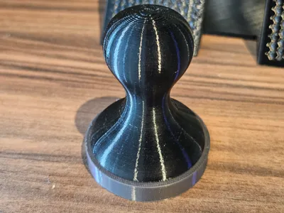 Coffee piston stamper