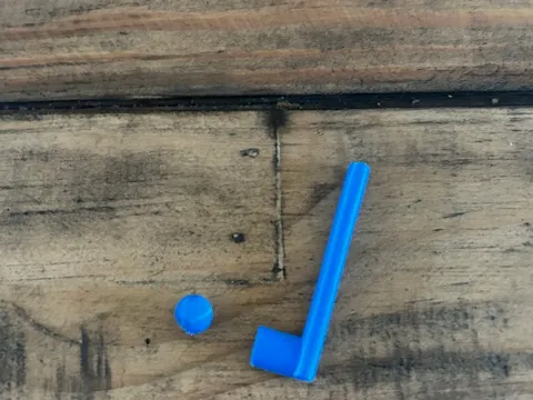 mini golf club and ball