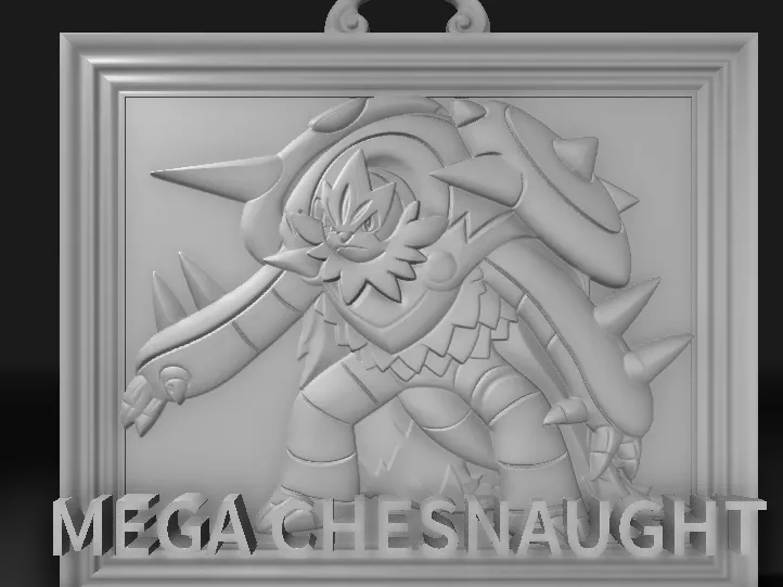 Mega Chesnaught Painting