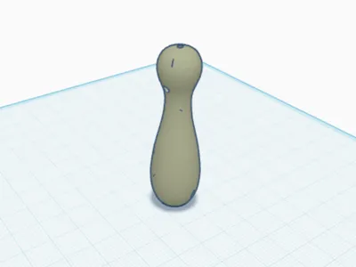 Classic cone with holes for rope