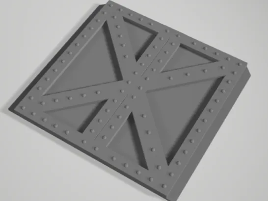 Steel panel Door Heavy