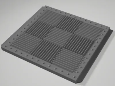 Steel panel with active armour