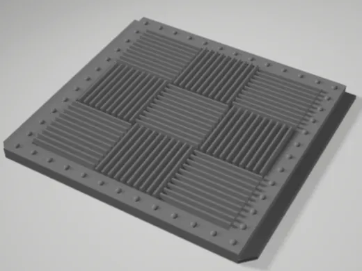 Steel panel with active armour