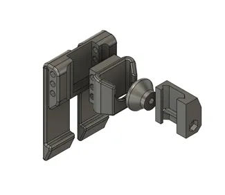 Molle direct hanging holster system (DHHS)