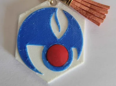 Customs keychain logo
