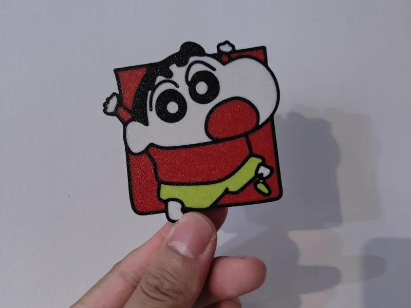 宜家SKADIS洞洞板蜡笔小新装饰