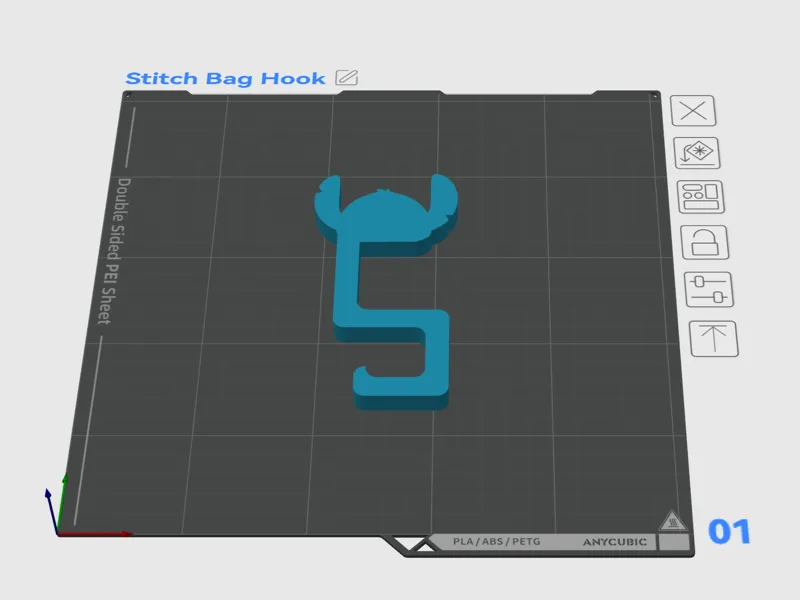 Stitch bag hook