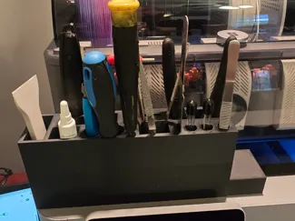 Tool storage for top in front of AMS For X1C