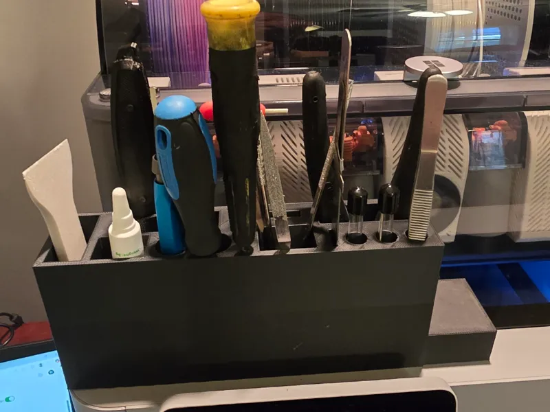 Tool storage for top in front of AMS For X1C