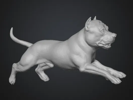 Pitbull Statue