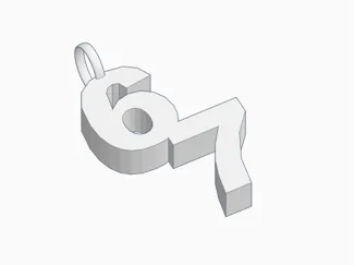 67 Keychain