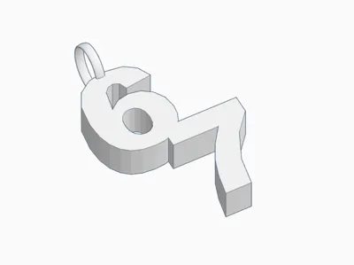 67 Keychain