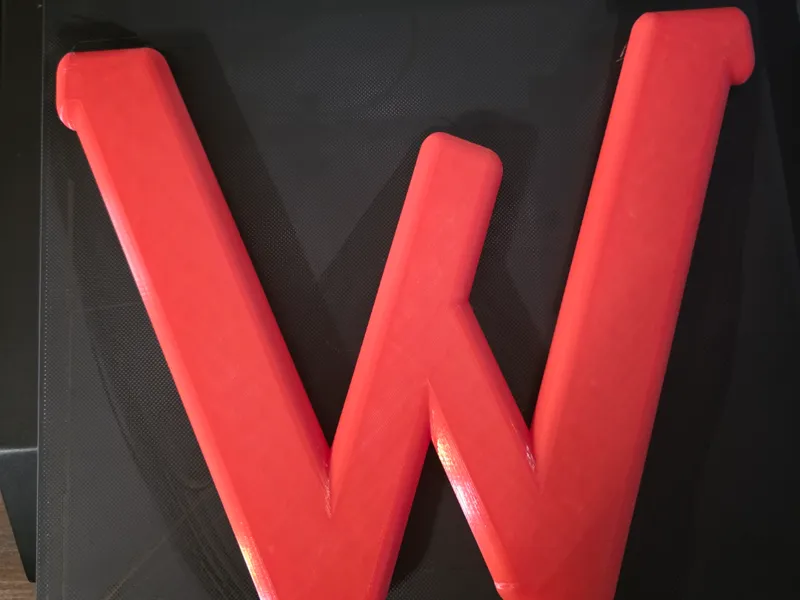 Large letter W
