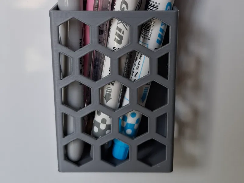 Fridge pen holder