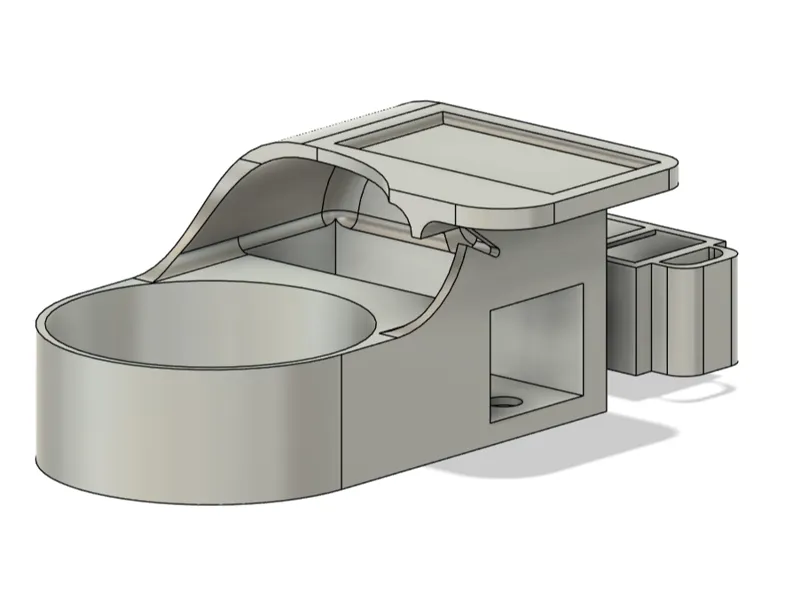 2 parts can holder ash tray 