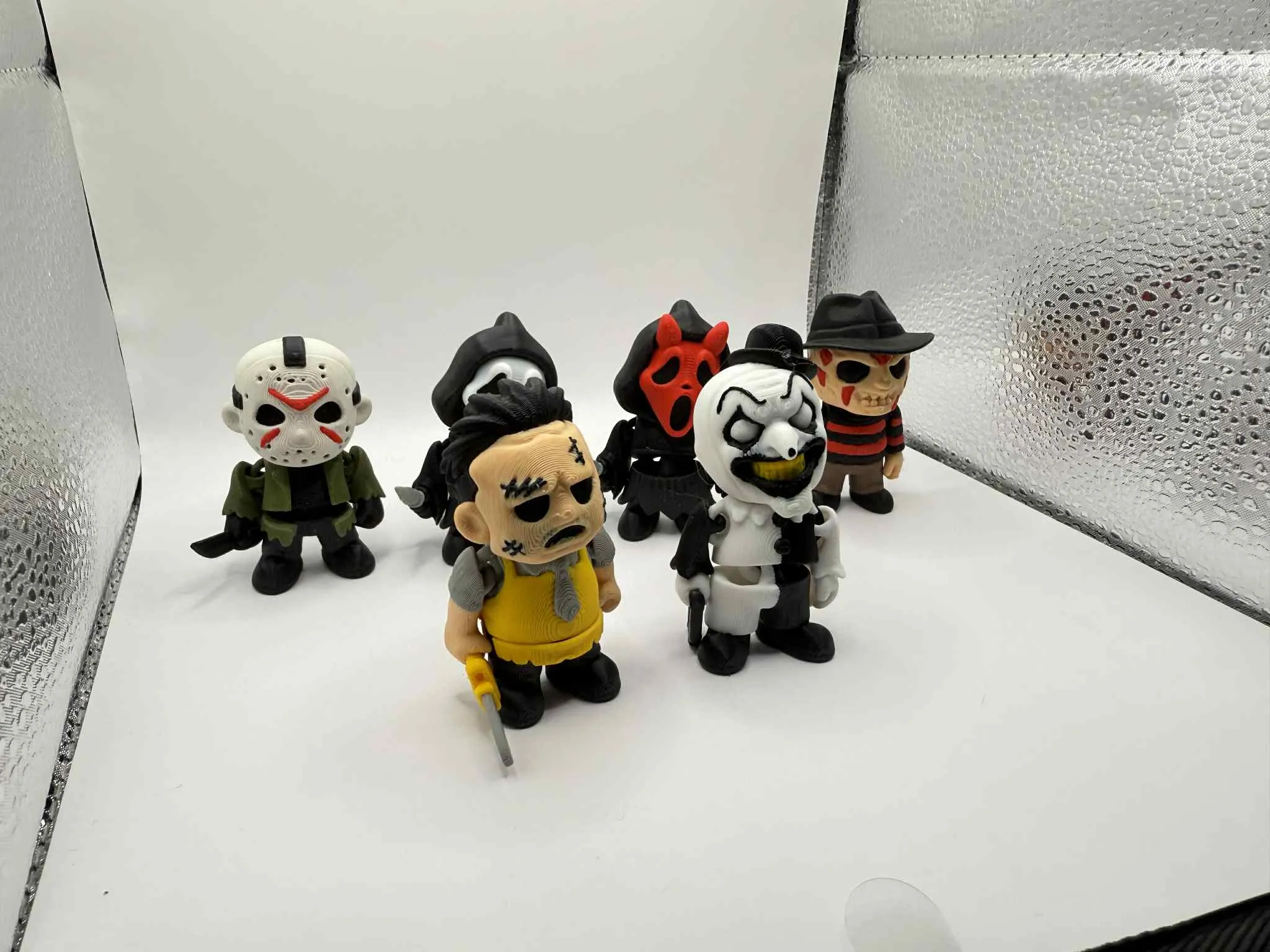Ghostface Flexi (Flexi, Magnet, Keychain versions) - Free 3D Print ...