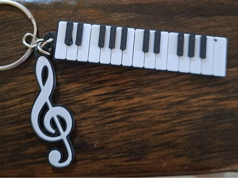 llavero de teclado/piano