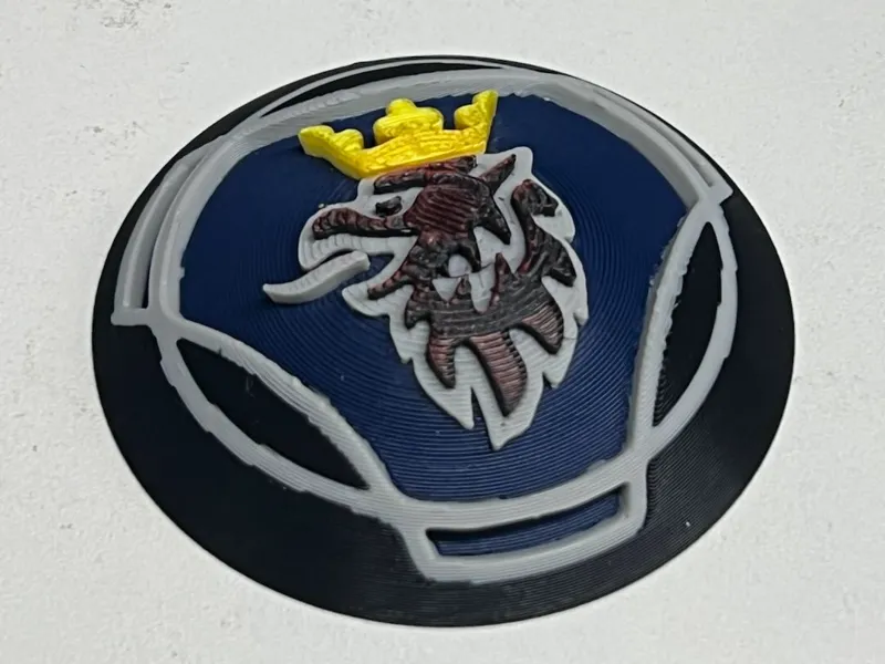 萨博 scania 狮鹫标志 立体