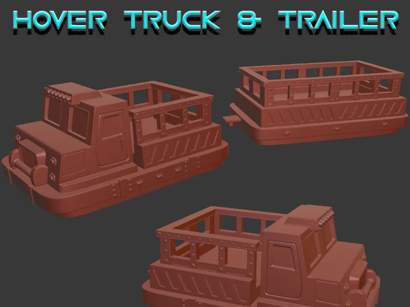 Hover Truck and Trailer