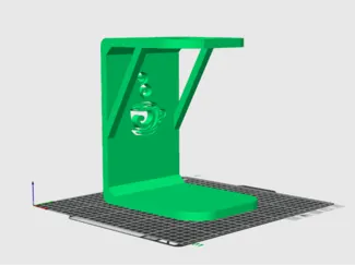 Suporte para coador de café pequeno de pano