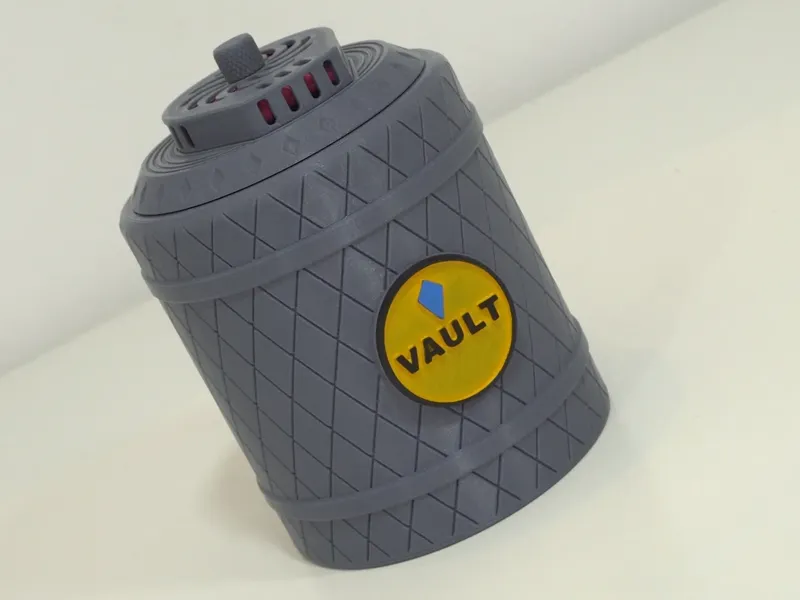 Mini Coin Vault with hidden lock and key