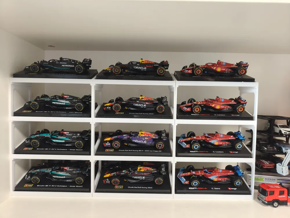 Bburago F1 Model Storage Rack Remixed by user_58557180 MakerWorld ...