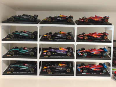 Bburago F1 Model Storage Rack