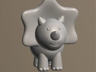 Simple cute dino