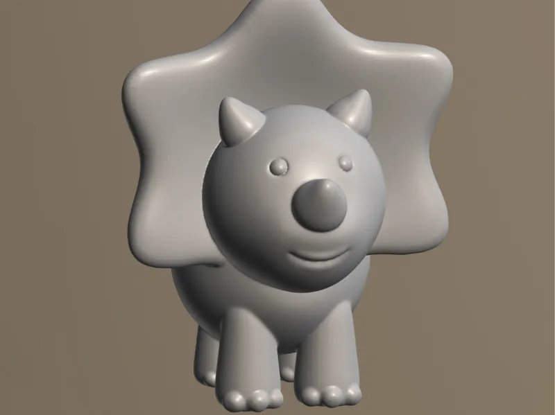 Simple cute dino