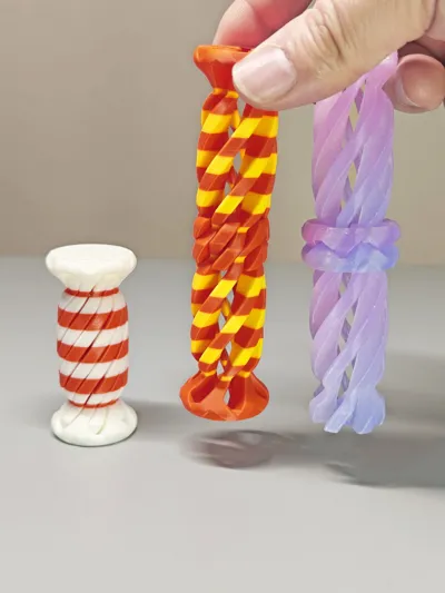 Sweet Candy repeatable thread fidget TD1 Candy - Free 3D Print Model ...