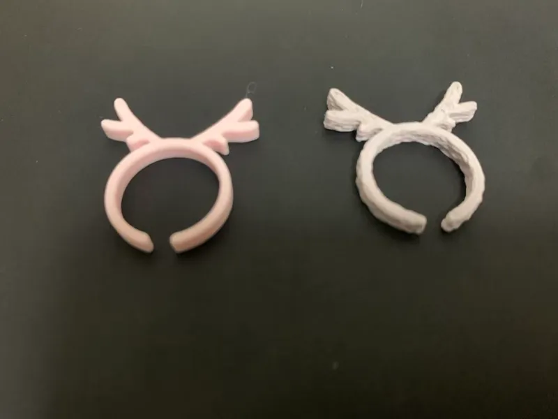 小麋鹿耳朵对接（不同的表面纹理）
