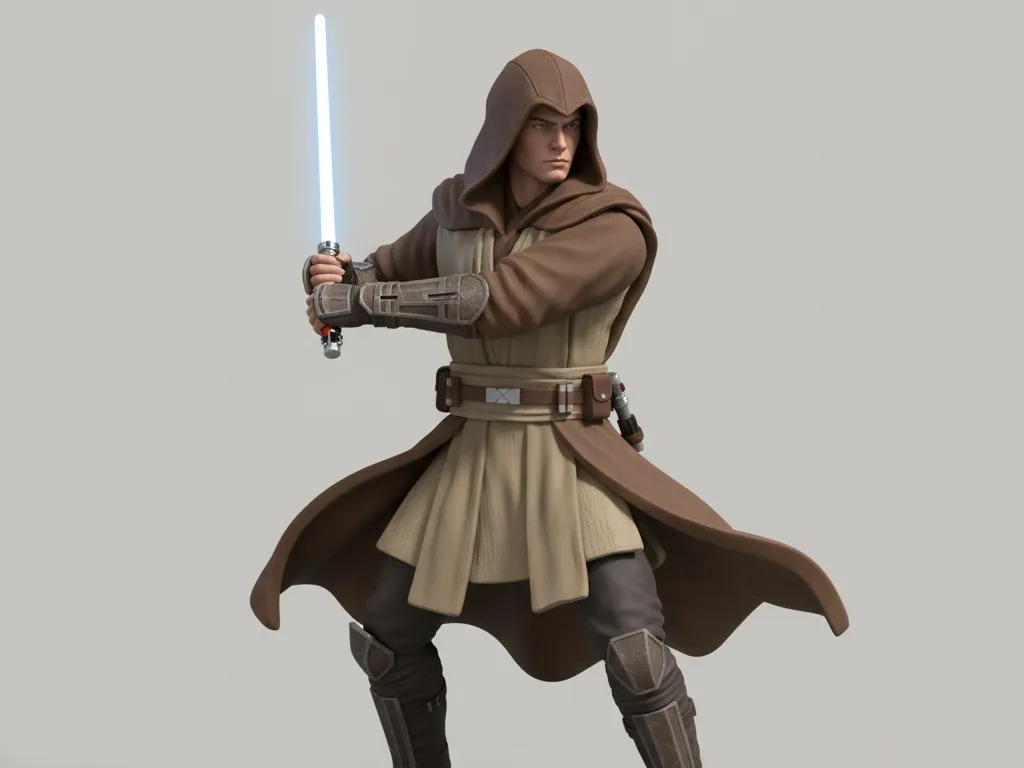 Jedi Knight by user_1996802999 MakerWorld: Download Free 3D Models