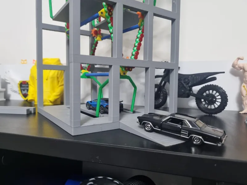 1:64 Model Araçlar İçin Katlı Otopark