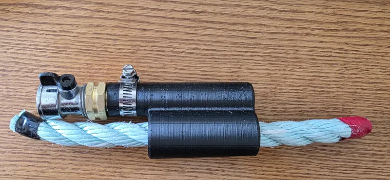Garden Hose Line/Rope Washer Attachment