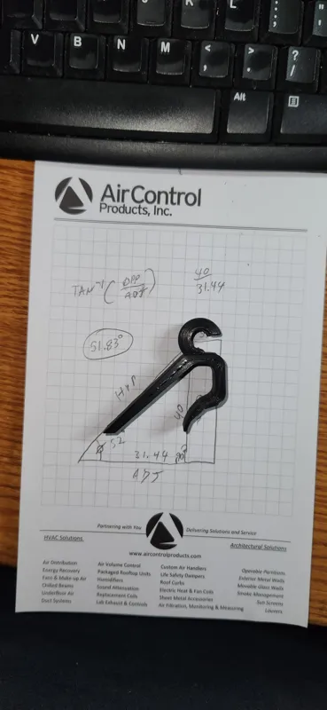 Crown Molding Hangar Clip