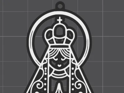 Keychain Our Lady of Aparecida