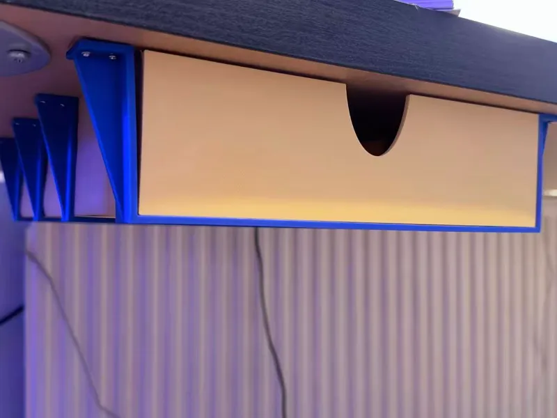customizable under-desk drawer