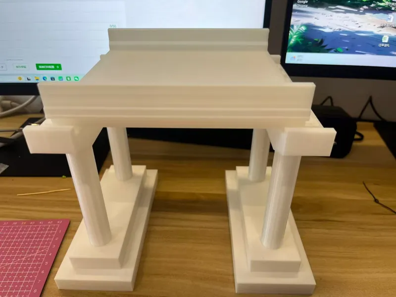 1:50大花线大胜桥简支梁桥模型