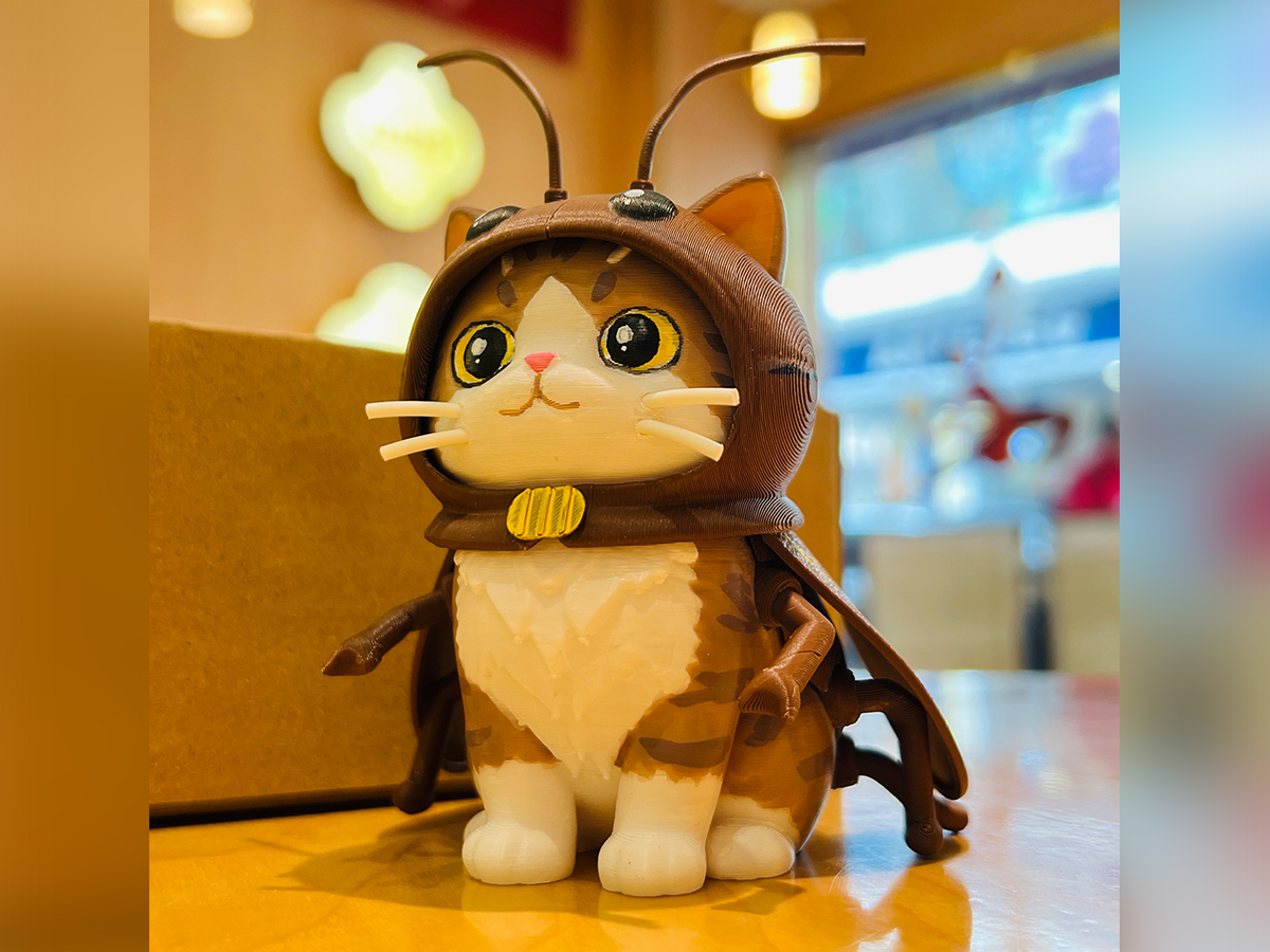 蟑螂猫咪 /  A cat  cosplay as a cockroach