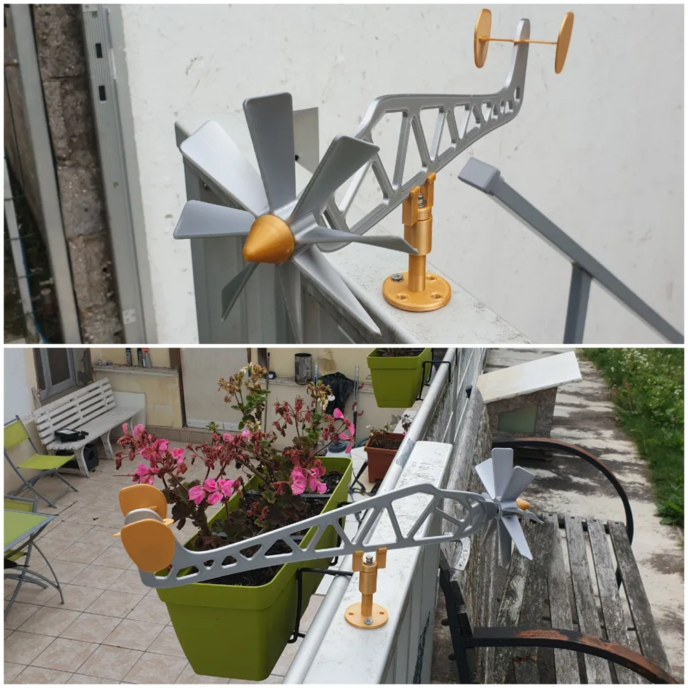 airplane weathervane - Free 3D Print Model - MakerWorld