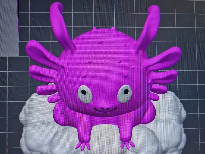 Süßes Axolotl