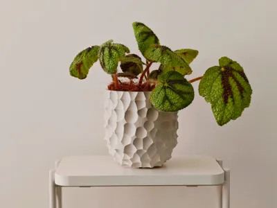 Light Luxury Textured Natural Pattern Flower Pot