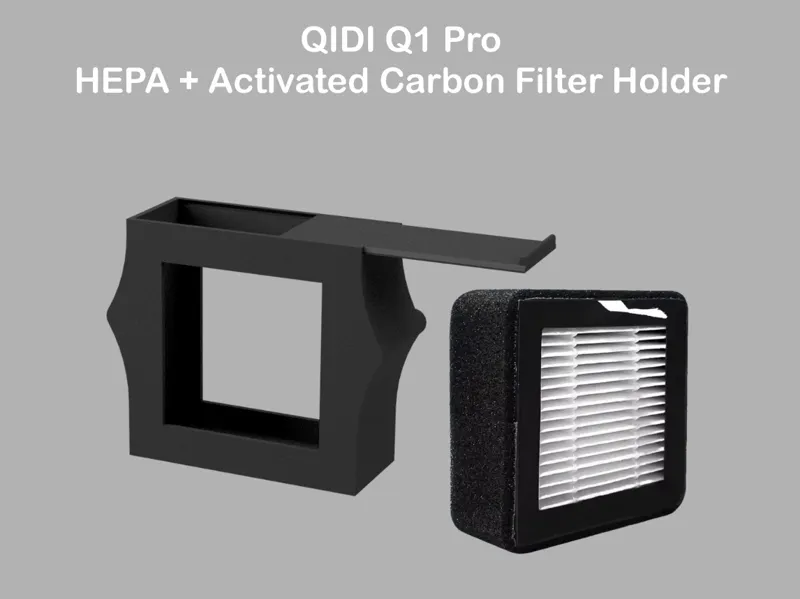 QIDI Q1 Pro HEPA + Activated Carbon Filter Holder