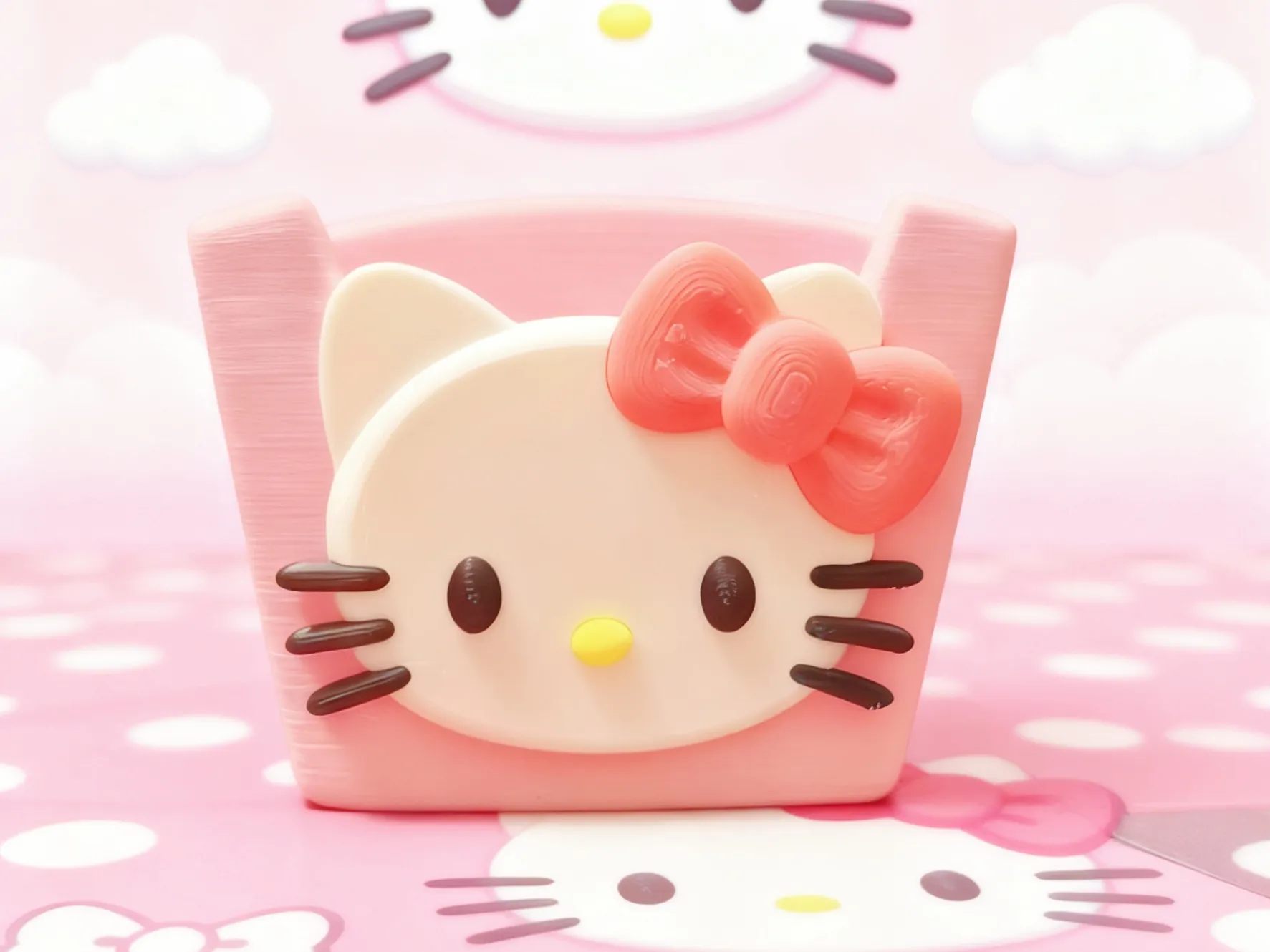 Hello Kitty Pen Holder & Tool Box - Free 3D Print Model - MakerWorld